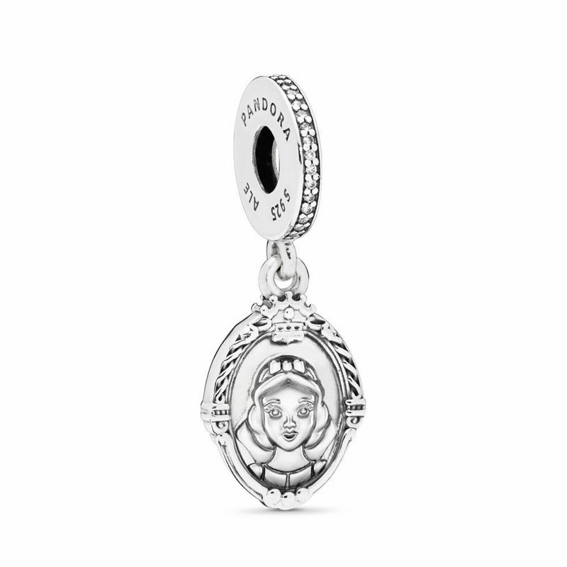 Pandora Australia Disney Evil Queen’s Magic Mirror Dangle Charm - Sterling Silver | GYZKFJ179